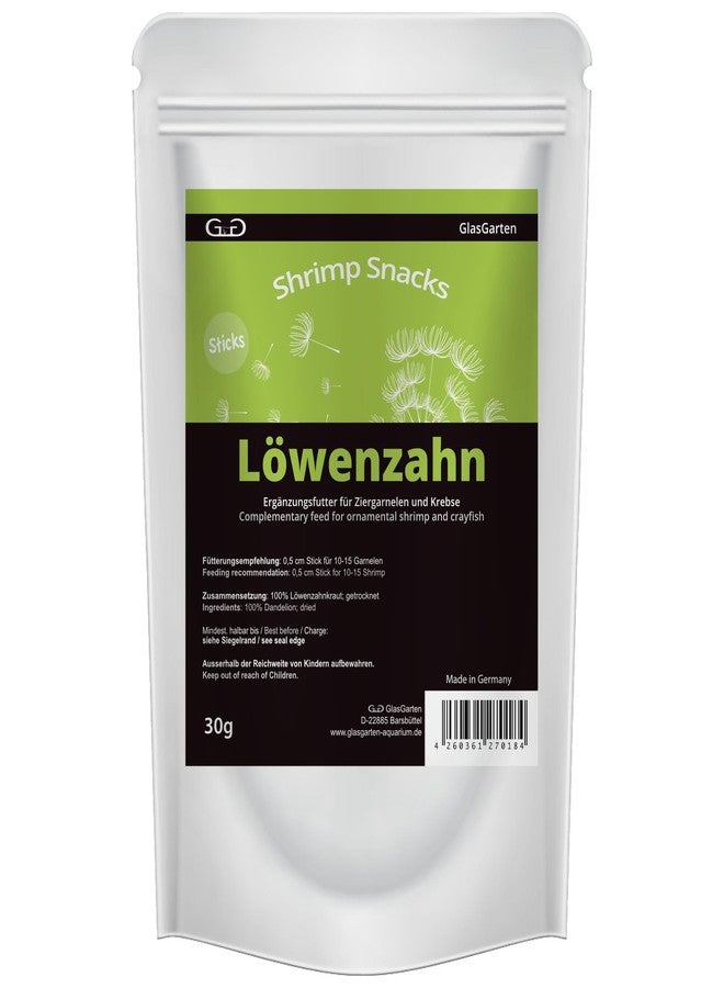 GlasGarten Shrimp Snacks Dandelion 30g - Image 1